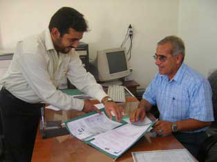 استقبال الطلبة الجدد للعام الدراسي 2006-2007  