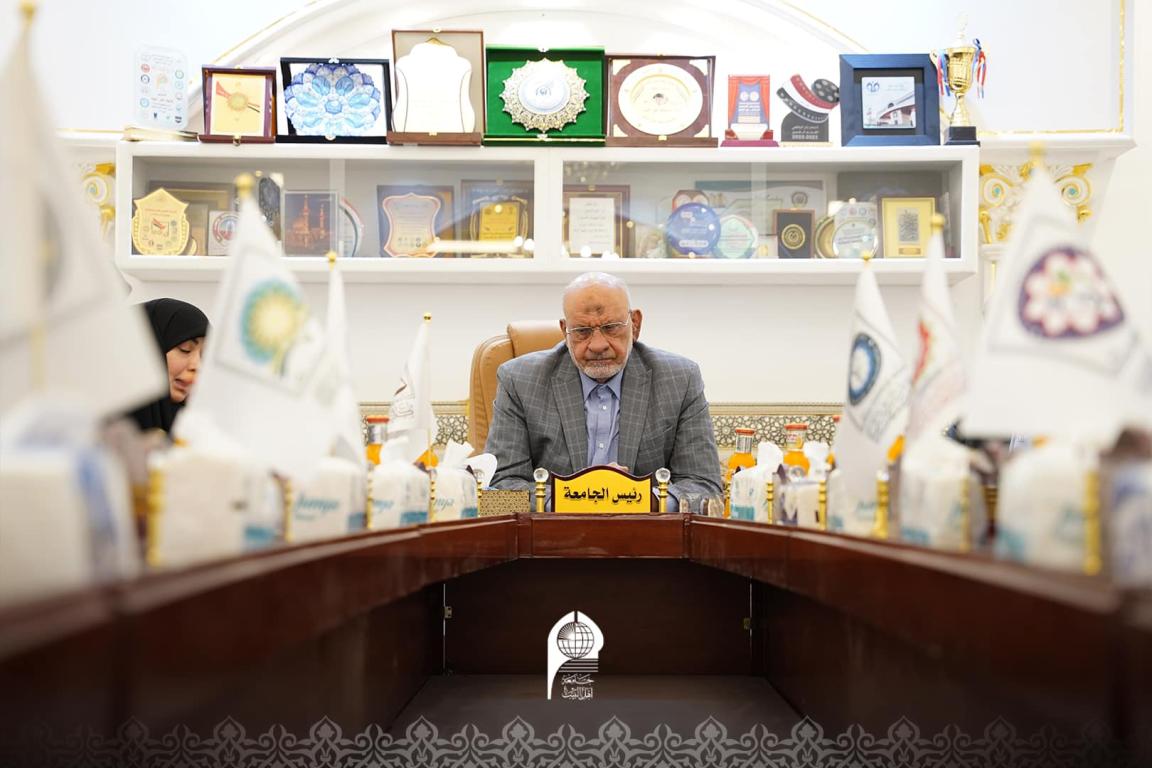 لقاء وفد من اساتذة العلوم الانسانية في الجمهورية الاسلامية الايرانية