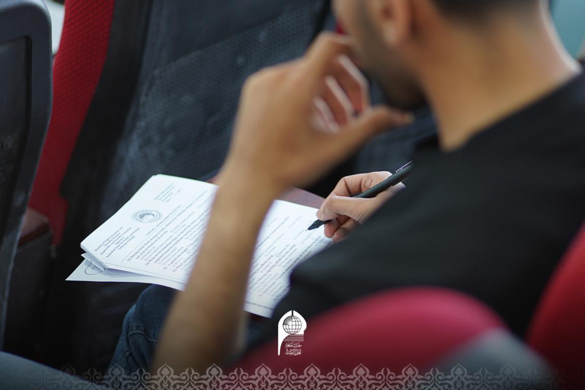 جولة تفقدية للامتحانات في جامعة أهل البيت (ع) وسط إجراءات تنظيمية مشددة
